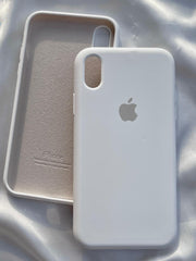 iPhone "XS Max" Silicone Case "Pearl White"