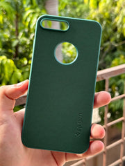 iPhone "7/8 Plus" Spigen Rugged Texture "LOGO-CUT" Case - Green
