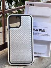 iPhone "12 Pro Max" K-Doo Mars Carbon Fiber Textured Case - Silver
