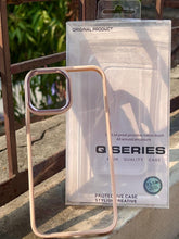 iPhone "13 Pro Max" Q-Series Premium Transparent "Ultra Hybrid" Case - Rose Gold