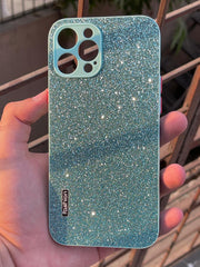 iPhone "12 Pro Max" Glitter Sparkle Case - Blue
