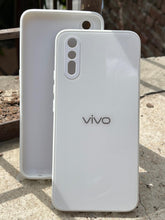Vivo "S1/V15 (4G)" Tempered Glass "Solid" Case - White