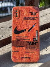 iPhone "X/XS" Wood Texture Case - Nike Air