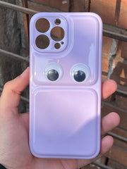 iPhone "13 Pro Max" Premium "Eyes" Case - Lilac