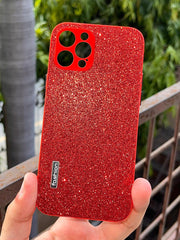 iPhone "12 Pro" Glitter Sparkle Case - Red