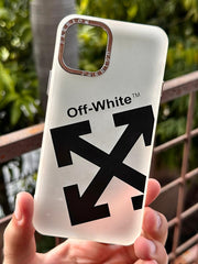 iPhone "11 Pro" Premium Matte "OFFWHITE" Case - White