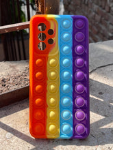 Samsung Galaxy "A52/A52s" Fidget Stress Release Pop-Up Case - Red & Purple