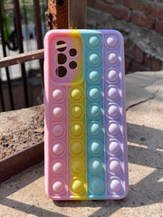 Samsung Galaxy "A52/A52s" Fidget Stress Release Pop-Up Case - Pink & Purple