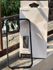 iPhone "13 Pro Max" Premium Ultra Hybrid Transparent Case - Black