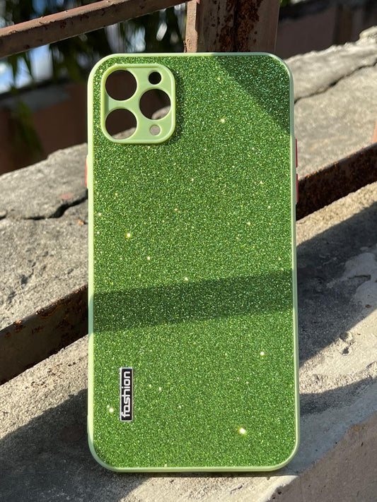 iPhone "11 Pro Max" Glitter Sparkle Case - Green