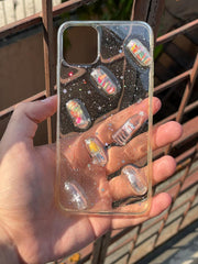 iPhone "11 Pro Max" 3D Translucent Case - Clear Bottle