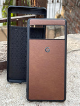 Google Pixel "7 Pro" Premium Leather Texture Case - Brown