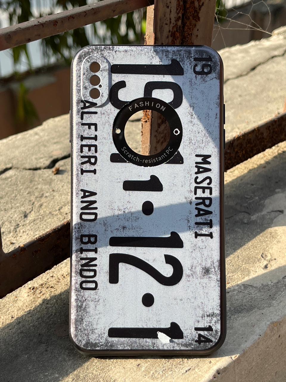iPhone "XS MAX" Silicone "Retro" Edition Case - Gray
