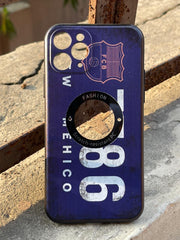 iPhone "11 Pro" Silicone "Retro" Edition Case - Purple