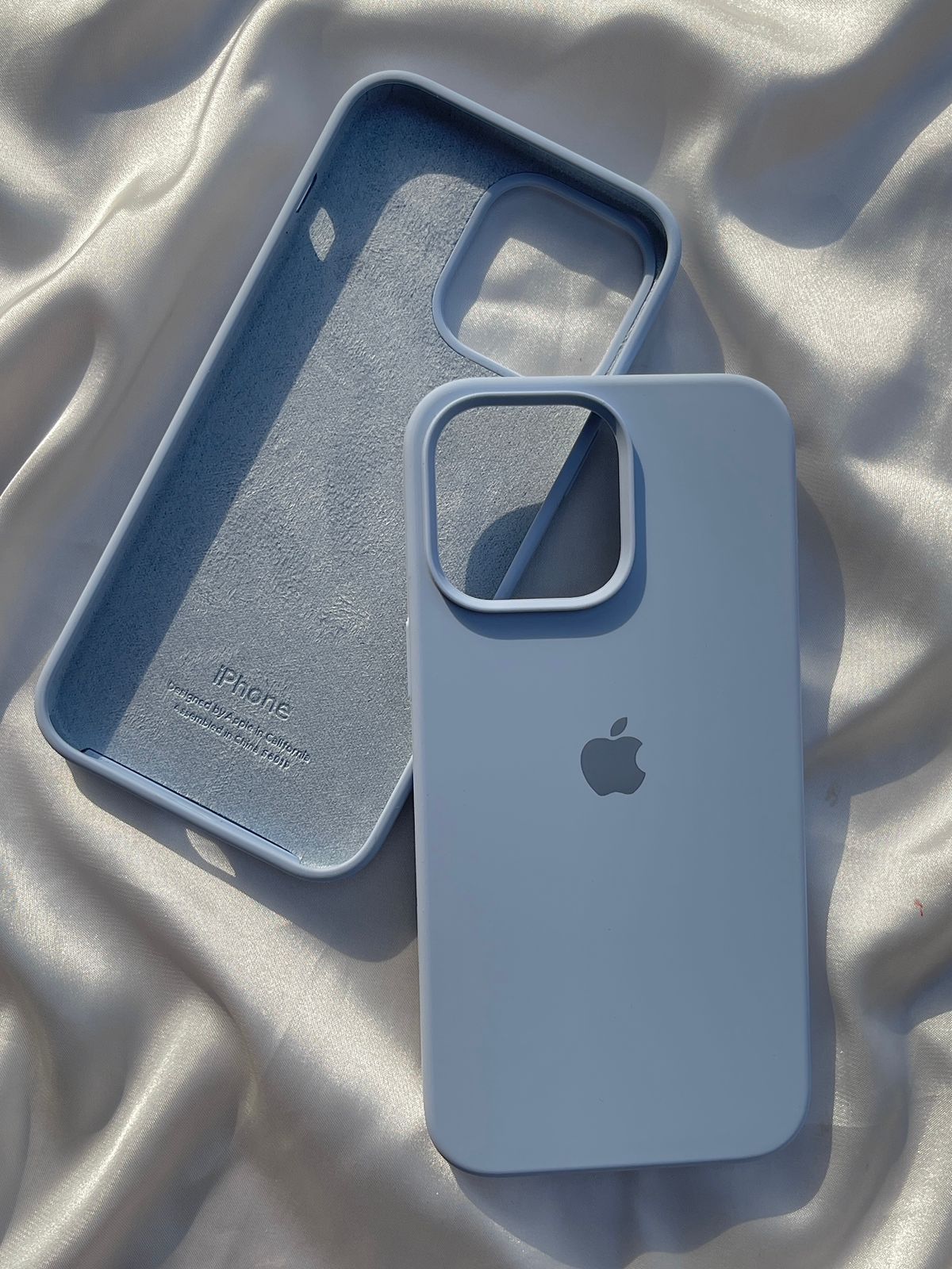 iPhone "14 Pro Max" Silicone Case "Sky Blue"