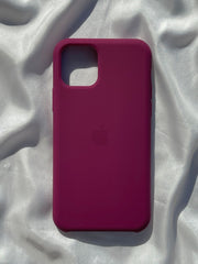 iPhone "11 Pro" Silicone Case "Plum"