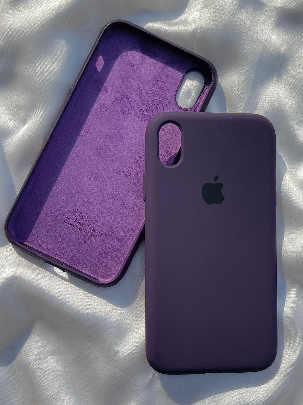 iPhone "XR" Silicone Case “Deep Purple”