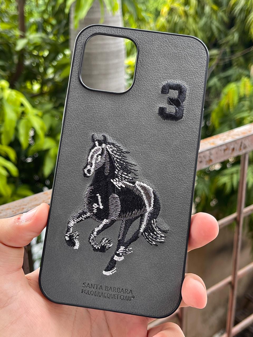 iPhone "12 Pro Max" Polo Classic Case - Dark Gray