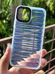 iPhone "11 Pro" Translucent Jump Style Silicone Case - Sierra Blue