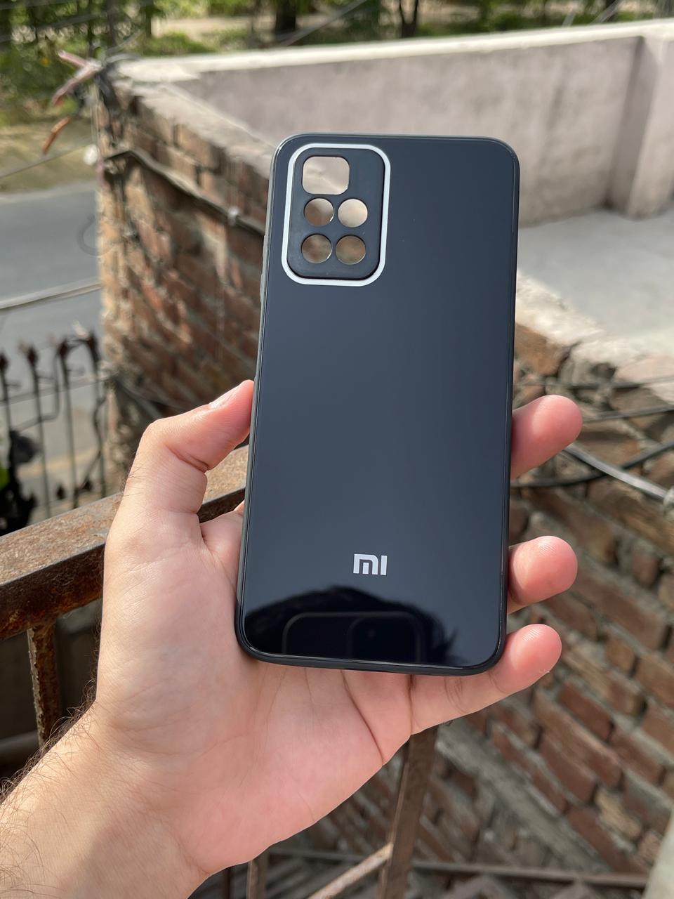 Xiaomi "Redmi 10" Tempered Glass "Chrome" Case - Black