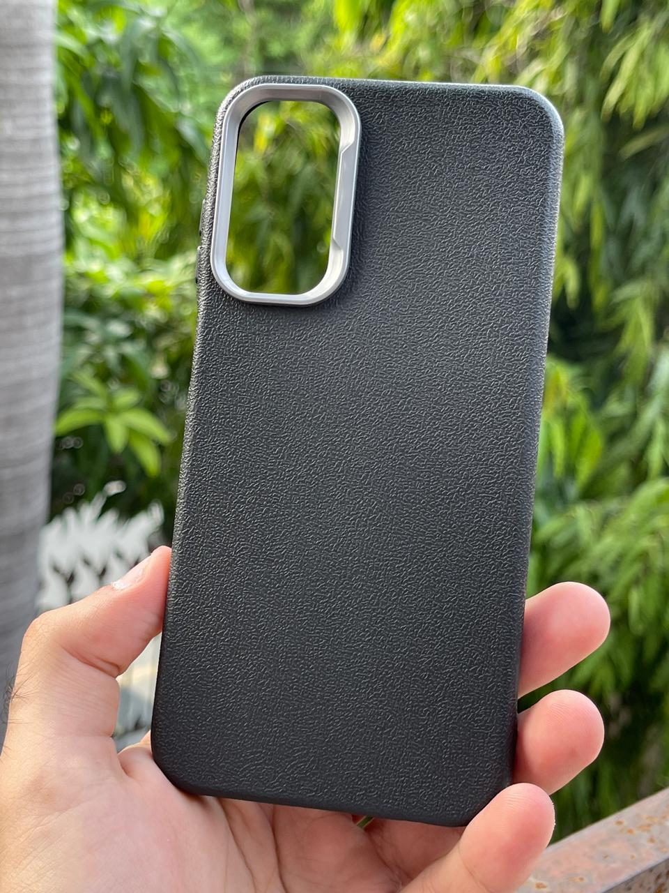 Samsung Galaxy "A15" Leather Textured Case - Black