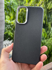 Samsung Galaxy "A15" Leather Textured Case - Black