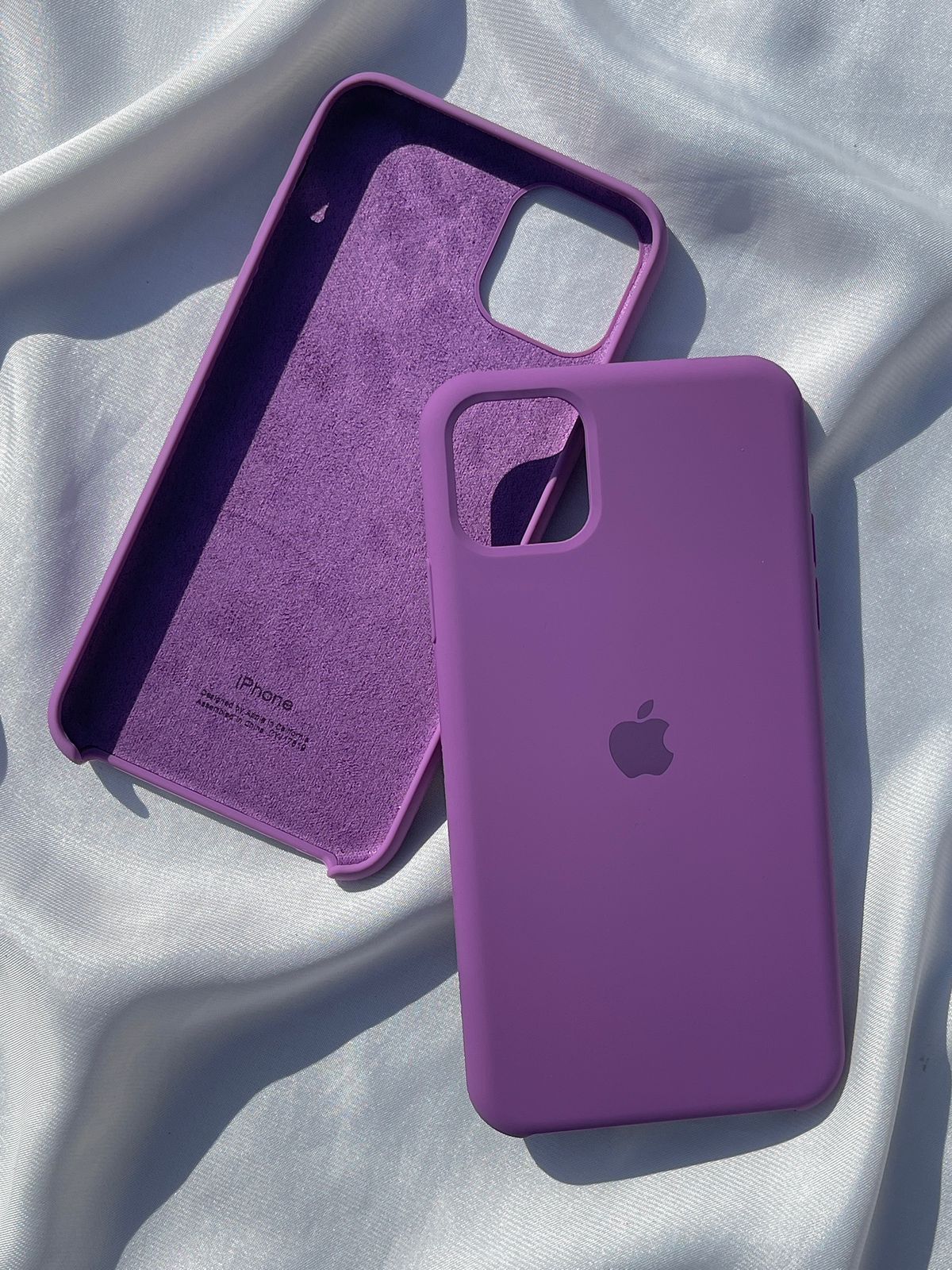 iPhone "11 Pro Max" Silicone Case "Purple"