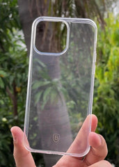 iPhone "15 Pro Max" Transparent Silicone Case "Baseus"