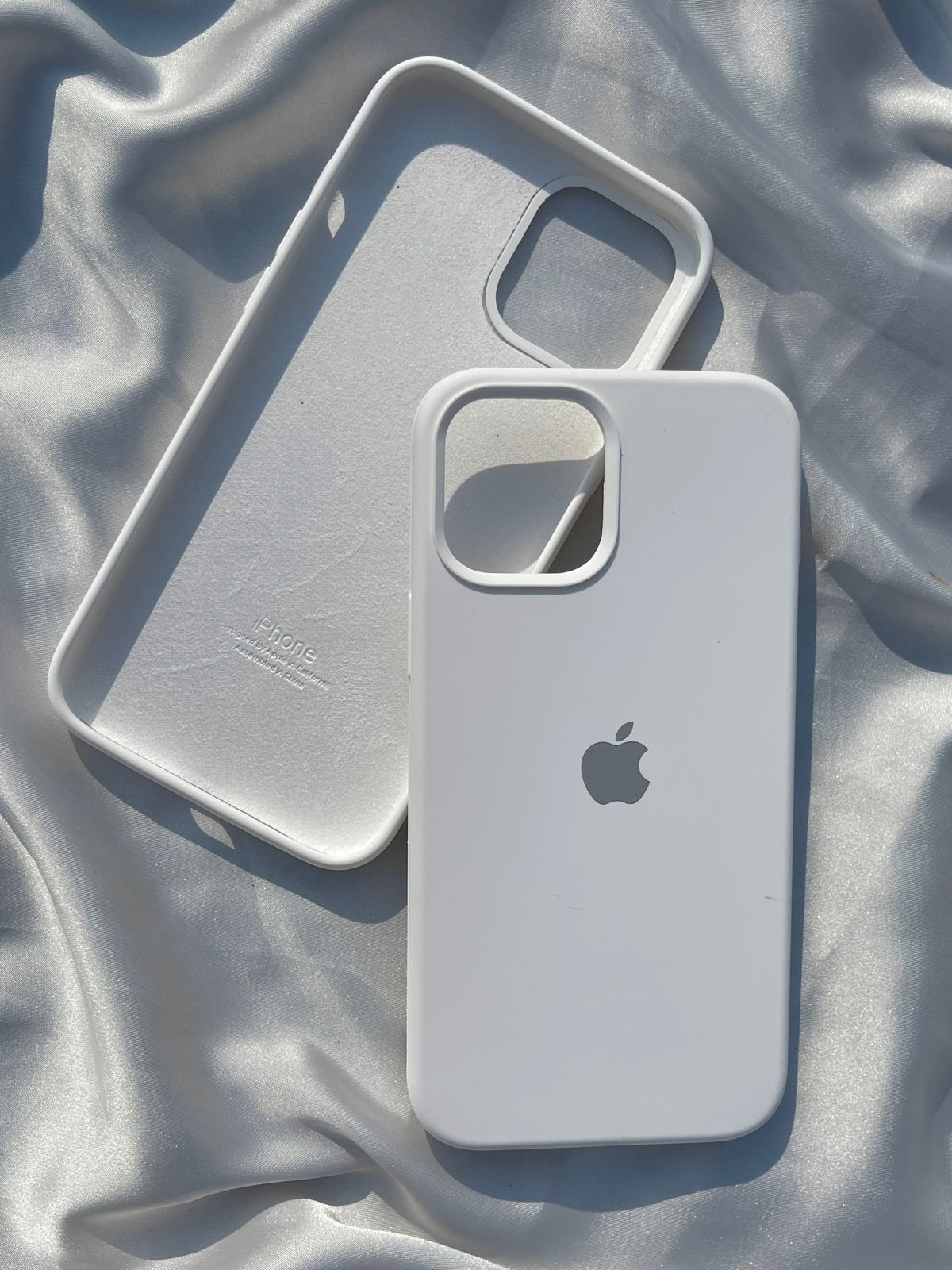 iPhone "12 Pro Max"  Silicone Case "Pearl White"