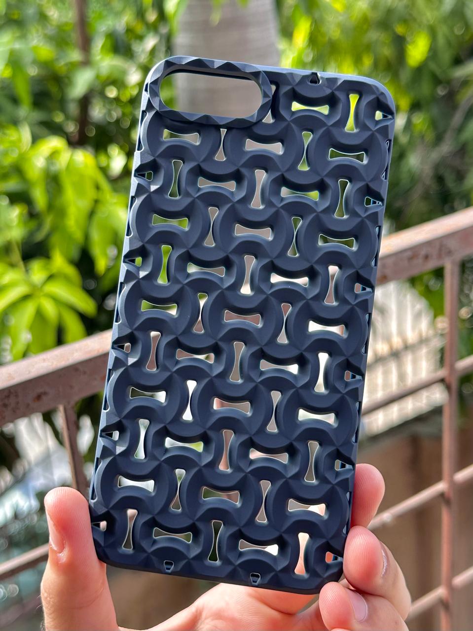 iPhone "7/8 Plus" Premium Silicone "Heat Dissipation" Case  - Dark Blue