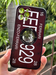 iPhone "12 Pro" Silicone "Retro" Edition Case - Maroon