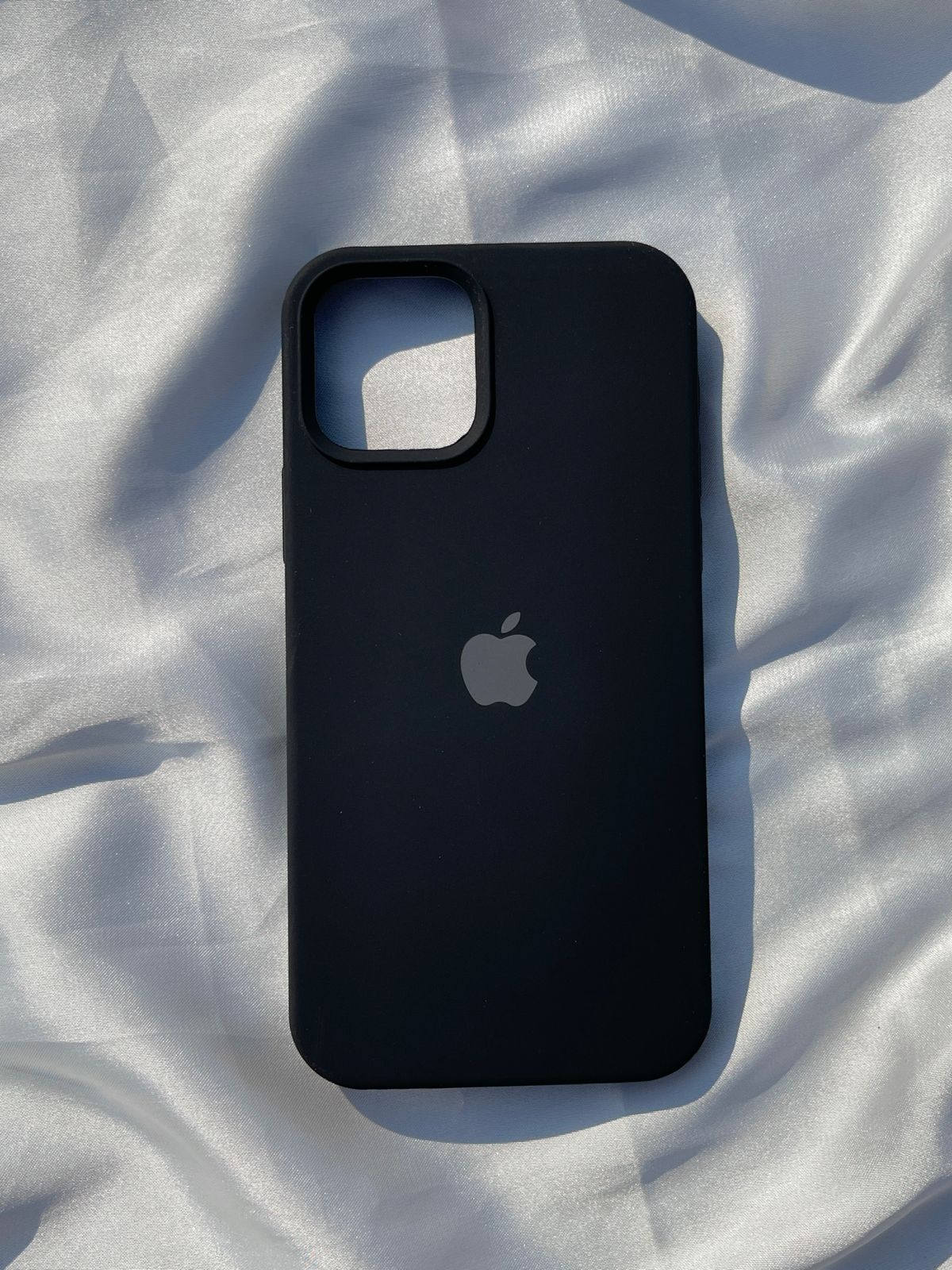 iPhone "12/12 Pro" Silicone Case "Black"