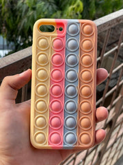 iPhone "7/8 Plus" Fidget Stress Release Pop-Up Case - Brown