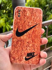 iPhone "X/XS" Wood Texture Case - Nike