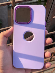 iPhone "14 Pro Max" Premium Ring Silicone Case - Purple