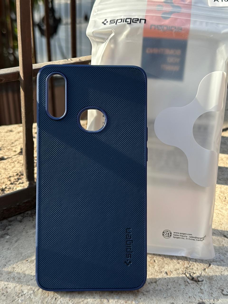 Samsung Galaxy "A10S" Spigen Rugged Texture Case - Blue