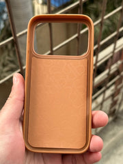 iPhone "17 Pro" Polo Embroidered Case - Brown