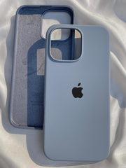 iPhone "16 Pro Max" Silicone Case "Steel Blue"