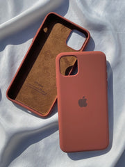 iPhone "11 Pro Max" Silicone Case "Chocolate Brown"