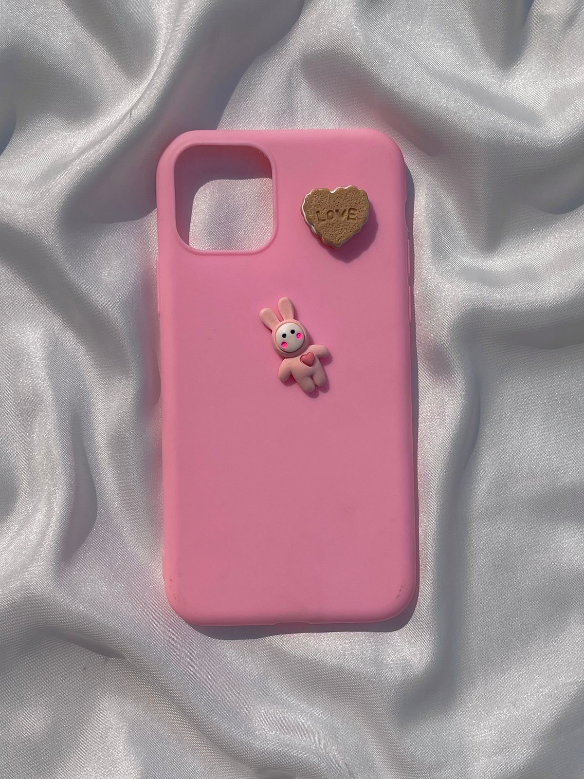 iPhone "11 Pro" 3D Silicone Case "Bear and Love" Edition