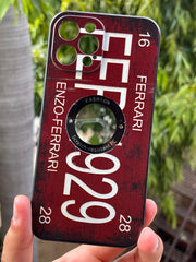 iPhone "12 Pro Max" Silicone "Retro" Edition Case - Maroon