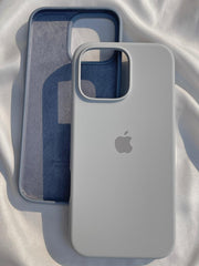 iPhone "16 Pro Max" Silicone Case "Cool Gray"