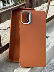 Samasung Galaxy "A05" Leather Textured Case - Brown