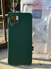 Samsung Galaxy "A12" Spigen Rugged Texture Case - Green