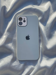 iPhone "12" Tempered Glass "Chrome" Case
