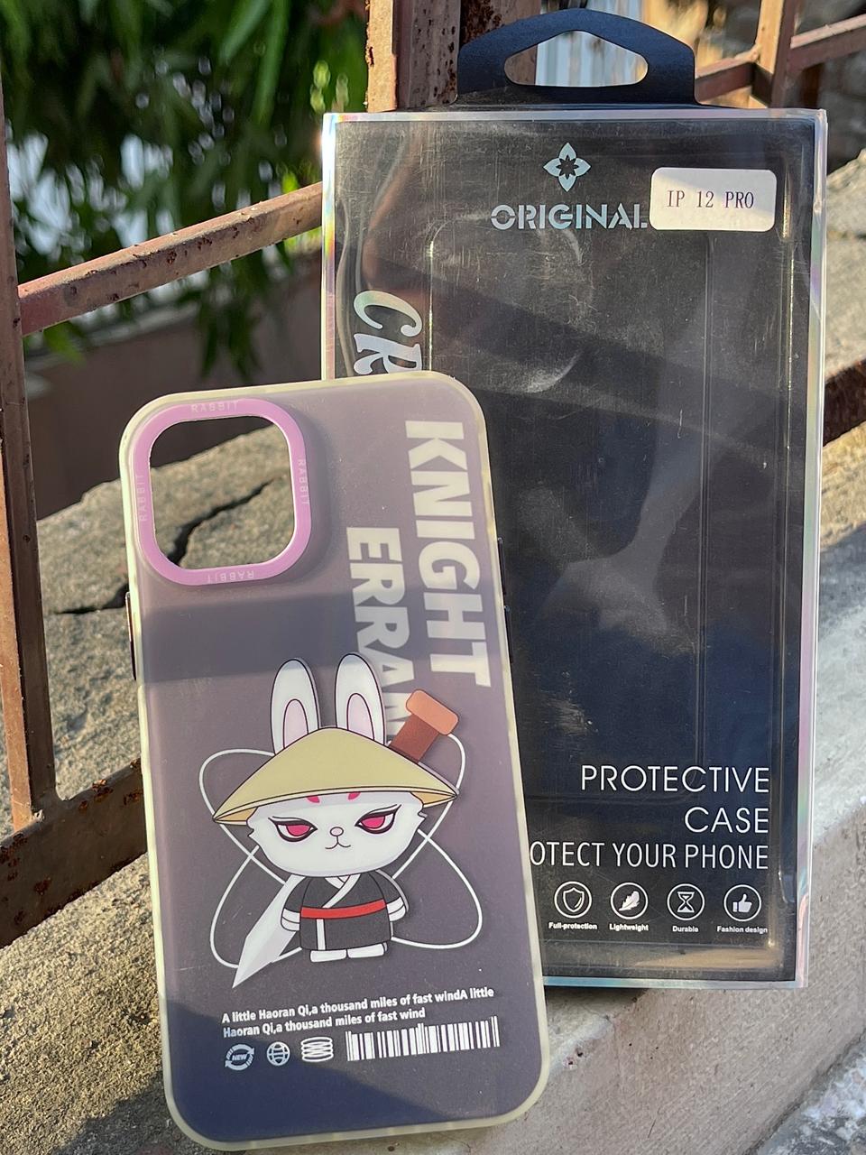 iPhone "12/12 Pro" IMD Premium "Knight Rabbit" Case