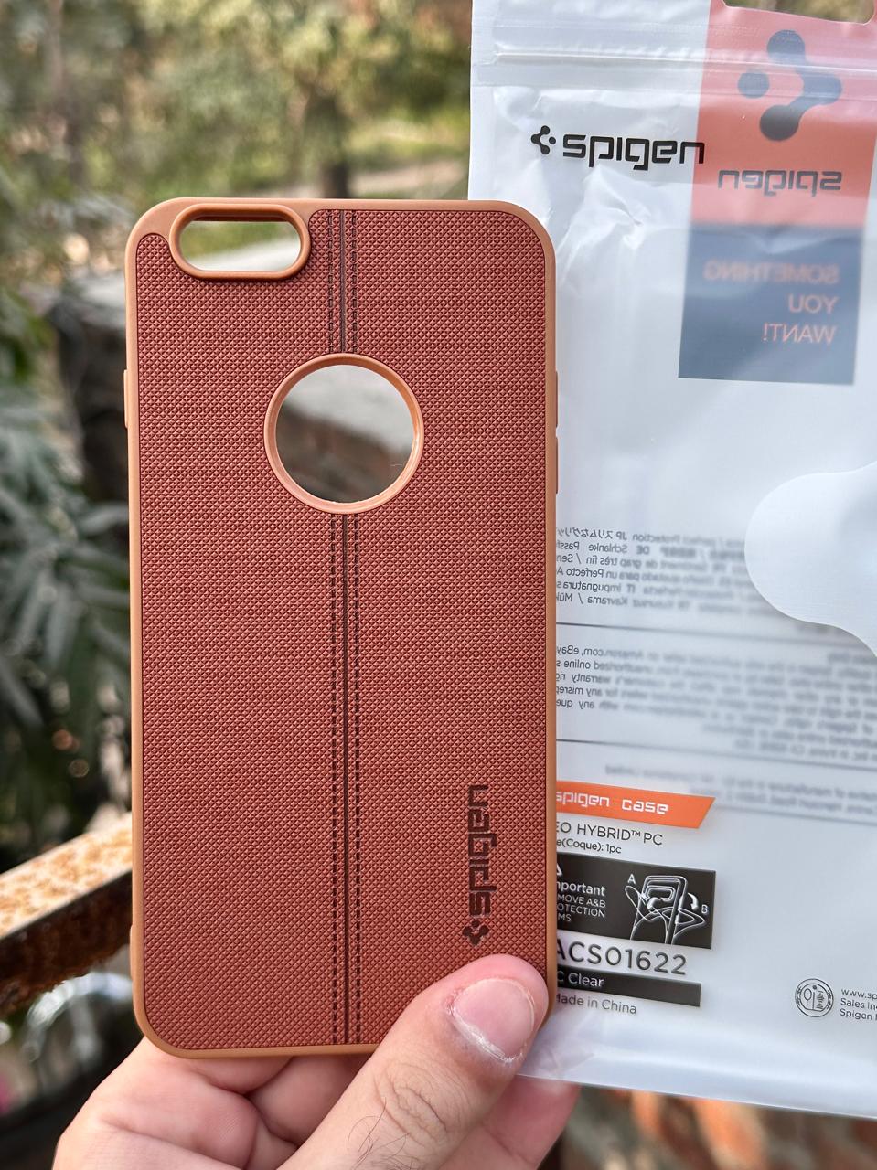 iPhone "6 Plus/ 6s Plus" Spigen Premium Woven Stitched Case - Brown