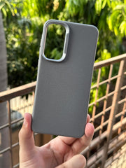 Samsung Galaxy "A55" Leather Textured Case - Gray