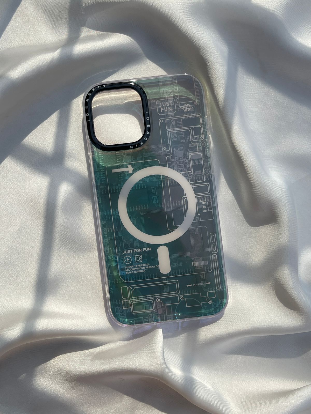 iPhone "12 Pro Max" Translucent Circuit Case