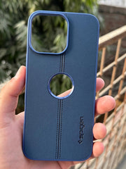 iPhone "16 Pro Max" Spigen Premium Woven Stitched Case - Blue